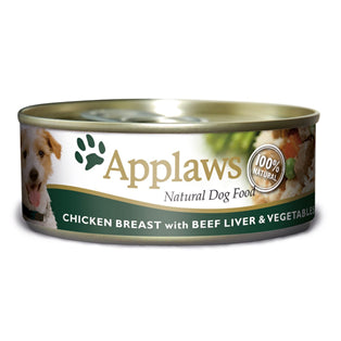 Applaws Dog Chicken and Beef 156g tin
