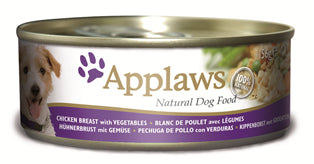 Applaws Dog Chicken and Vegetable 156g tin