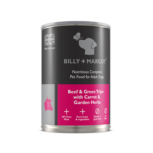 B&M Beef and Green Tripe wet food 395g