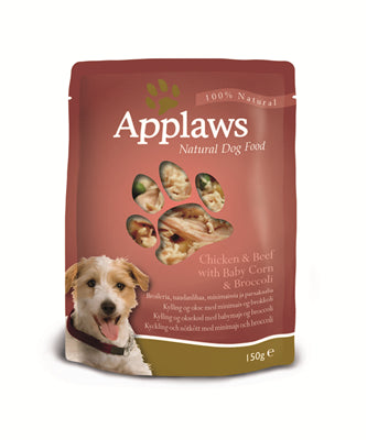 Applaws Dog Chicken and Beef 150g pouch