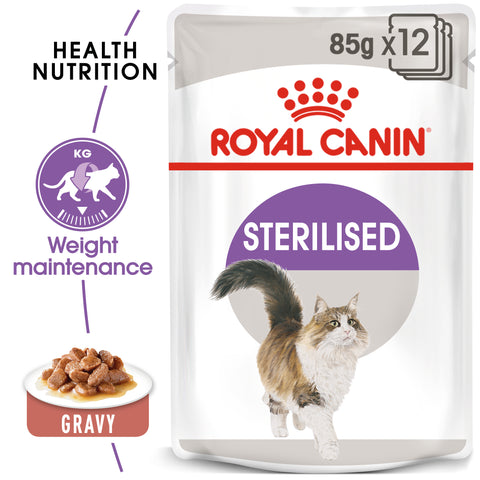 WET FOOD - Sterilised Cat (pouches)